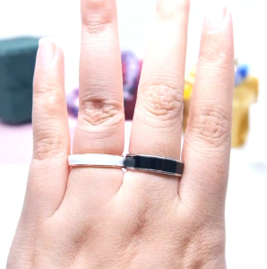 Cincin Couple Silver Adjustable S34 | Pasangan | Nikah | Lamaran | Hadiah | Tunangan 925 Perak | Aksesoris Pria Wanita