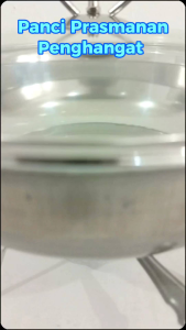 Panci Prasmanan Sup Soup Tutup Kaca Pemanas Warmer Stainless Steel Warmer Stove Panci Sup