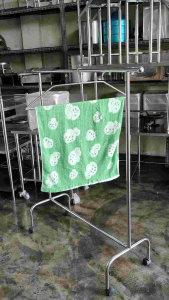 เสต็มผ้าขนาด 80cm x 80cm - CMS ไม้แขวนผ้าขนหนู เสตนเลส ชุดผ้าผู้ชาย ความยาว 80cm