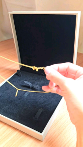 กล่องเครื่องประดับPU Jewelry Premium-สีแชมเปญดำ  - กล่องใส่สินสอดงานหมั้น งานแต่ง.