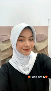 Shakura - Hijab Sport Oval Size S M L / Bergo Skolah / Kerudung Harian / Hijab Instan Snada