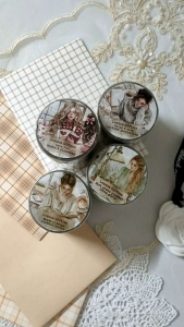 Fairy Lights Journal - READY STOCK/ art journaling/ scrapbook deco/ LG: Neutral Beige Planner Lovers girls PET tape