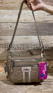 Tas Slempang Wanita Chibao Kanvas CB8896-22-51 6Sleting