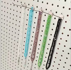 Tasbih Kaca Kristal 99 Butir Diameter 8mm Tasbih Sholat TB99012