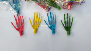 20pcs TENGKORAK JARI TANGAN mainan jari lengan