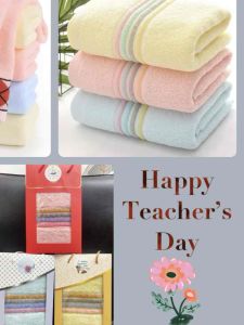 Cotton Face/Gym Towel with Gift Box*Teachers Day Gift