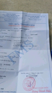 Đồng hồ đo lưu lượng nước sạch KOMAX Hàn Quốc DN20 thân gang đã kiểm định