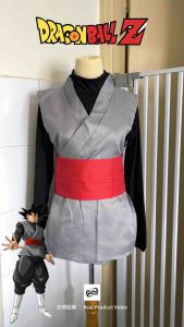 【Ready Stock🇲🇾】Anime costume Dragon Ball Super cosplay costume Halloween performance costume Black Goku set - 263