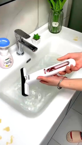 Alat Pel Portable Mini Mop Lipat & Pembersih Lantai Kaca