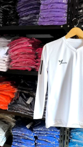 Baju Olahraga Atasan Wanita Lengan Panjang Kaos Jersey Training Running Lari Badminton Senam Aerobic Gym Sepeda Volly Sport Zumba