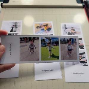 4pcs Waterproof & Scratch Proof 260gsm Photo Strip