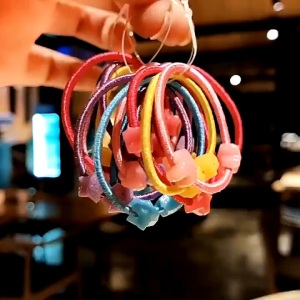 AJP1035 Ikat Rambut Anak Set 50pcs /Little Girl Elastic Hair Band / Ikat Rambut Anak Lucu Import