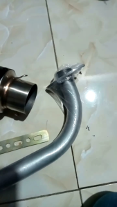 Pipa Leheran Sandblast Cobra untuk Vario, Nmax, Aerox & PCX (Inlet 38 & 50)