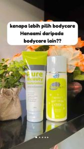 Body Cream Night Hanaami With DNA SALMON DOSTING PEMUTIH Serum MALAM Mencerahkan Badan Glowing Ampuh Atasi Kulit Belang
