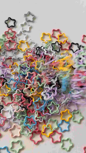 20gram jump ring bentuk hati love bintang besar kuat tebal