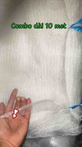 Combo 10 Met cước trắng 6li rào gà vịt rào cua...Khổ 16m và khổ 12m