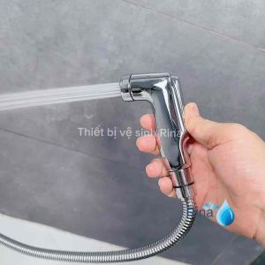 Bộ Xịt Vệ Sinh Xi Inox VX11 ty nhựa dây nhuyễn Bền Đẹp Tiện Lợi Đầu Vòi Xịt Vệ Sinh