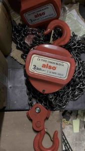 ALSO รอกโซ่ 3 ตัน 3TON ผลิตจากเหล็ก SCM415 มาตรฐานยุโรป ทนต่อการกัดกร่อนของสนิม รวมถึงน้ําเค็ม