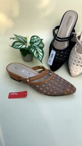 Sandal hak wanita fladeo sendal heel slop brand matahari