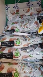 ยี่ห้อลูกอม เยลลี่ รสมะพร้าว Coconut 350g - ลูกอม เยลลี่ รสมะพร้าว Coconut ขนาด350g ยี่ห้อ Yingpai