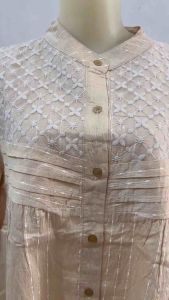 Atasan blus renda mewah kerah shanghai