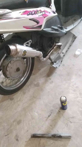 Silincer Knalpot Pekajaman Kompetisi Stainless Drag Knalpot Stainless Silencer