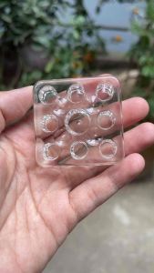 Khay để hũ mực xăm hình vuông 9 ô