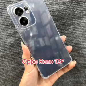 [ Ảnh thật ] Case ốp lưng Oppo Reno 13F dẻo trong suốt dày dặn chống sốc ôm máy bảo vệ camera