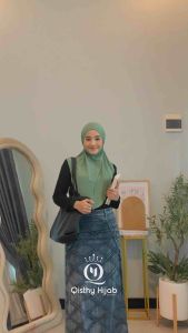 𝐐𝐈𝐒𝐓𝐇𝐘 𝐇𝐈𝐉𝐀𝐁 - AFIFAH | Jilbab Instan Jersey Tali | Jilbab Instan Menutup Dada Sport | Hijab Instan Jersey panjang | Hamidah Instan menutup dada | Kerudung Sekolah | Bergo Maryam | JILBAB INSTAN DAILY JERSEY PREMIUM | Qisthy Hijab by Sahala