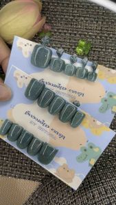 เล็บปลอมสีเจล สั้นพิเศษ โฮโลแกรม สีแน่นๆ ฉ่ำๆ