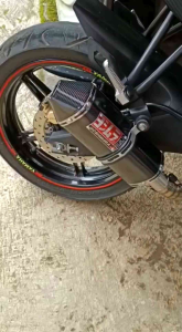 Knalpot Racing YOSHIMURA USA silincer saja inlet 50mm untuk GSX VIXION R15 R25 NINJA FI BISON CB150R CBR150R MT25 TIGER SONIC NMAX PCX DLL