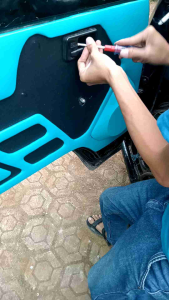 Bakleding/ Doortrim dek pintu Variasi pintu Mobil Untuk pickup FuturaT120ss/ L300 / Carry 1.0 / Futura 1.5 satu set kanan dan kiri lengkap dengan tarikan pintu