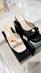 PETER KEIZA‼️ sandal wanita hak 5cm comfort glossy