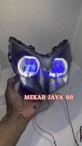 MIKA REFLEKTOR LAMPU DAIMAKER BILED 2 LENSA SUPRA X 125 BATMAN