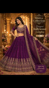 [PRE-ORDER] 2026 AUG NEW ARRIVAL READYMADE PURPLE BOLLYWOOD LEHENGA CHOLI WITH EMBROIDERY SEQUINS WORK FOR WOMEN | HEAVY EMBROIDERY READYMADE LEHENGA SET WITH DUPATTA | WEDDING PARTY WEAR PURPLE DESIGNER LEHENGA CHOLI