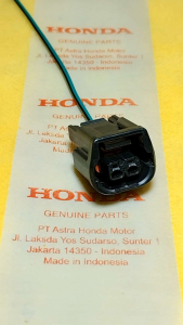 Soket kabel sensor O2 Oxygen Honda Genio/Vario/Beat/Scoopy soket sensor O2 oxygen knalpot honda Vario 160 Beat 2020 Scoopy k2f Genio beat K1A New Vario 125 esp k2v pin 1 original