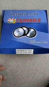 Diamond Asah Fujiyama 4 inch 2 sisi / Batu Asah Grinding Wheel Serut