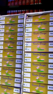 PECI SONGKOK KOPIAH HITAM TERATAI BUNGA ASLI