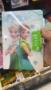 Frozen Cat Flamingo Cute Hard cover Notebook with Password Lock and Pen- Buku Nota Set dengan Kunci Kata Laluan