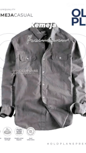 KEMEJA PRIA BRANDED LENGAN PANJANG PREMIUM