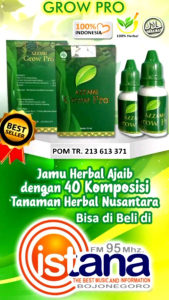 JAMU TETES HERBAL AZZAMI GROW PRO: Solusi Herbal untuk Kesehatan Anda