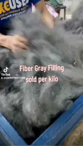 FIBER GRAY FILLING FOR STUFFED TOYS/PILLOWS ETC. (maximum 5kgs. per order)