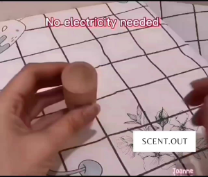 Scent Out Malaysia Aroma Wood Diffuser Essential 0il Diffuser for Aromatherapy Cylinder Beech Wooden