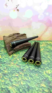 once pipa padutan kayu kelor hitam model kerucut 12cm B159