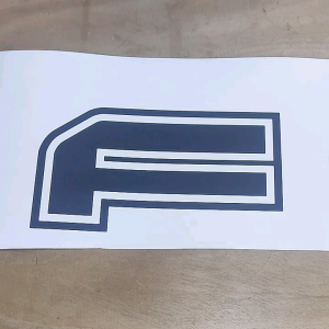 รุ่นใหม่ สติกเกอร์ติดฝาท้าย ford ranger next-gen  ตัวหนั่งสือเส้นคู่ดูทันสมัย