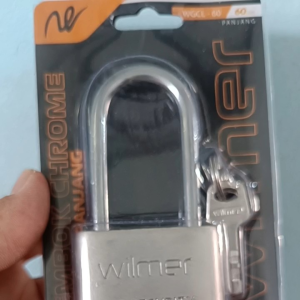 Gembok Pagar 60 MM / Gembok Wilmer 60 MM / Gembok Kotak Chrome 60 MM