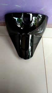 Cover body kantong laci Honda Scoopy karbu hitam