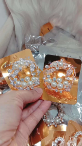 ring hijab mewah mutiara