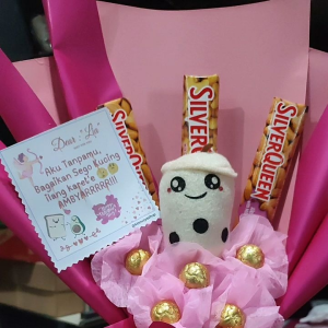 Kinovsyashop - Bucket Silverqueen en Chocolate Balls Tobelo