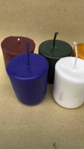 5 Pcs Lilin Refil Gelas Warna Lilin Lampu Lilin Besar Lilin Gelas (LR-5-MiX)